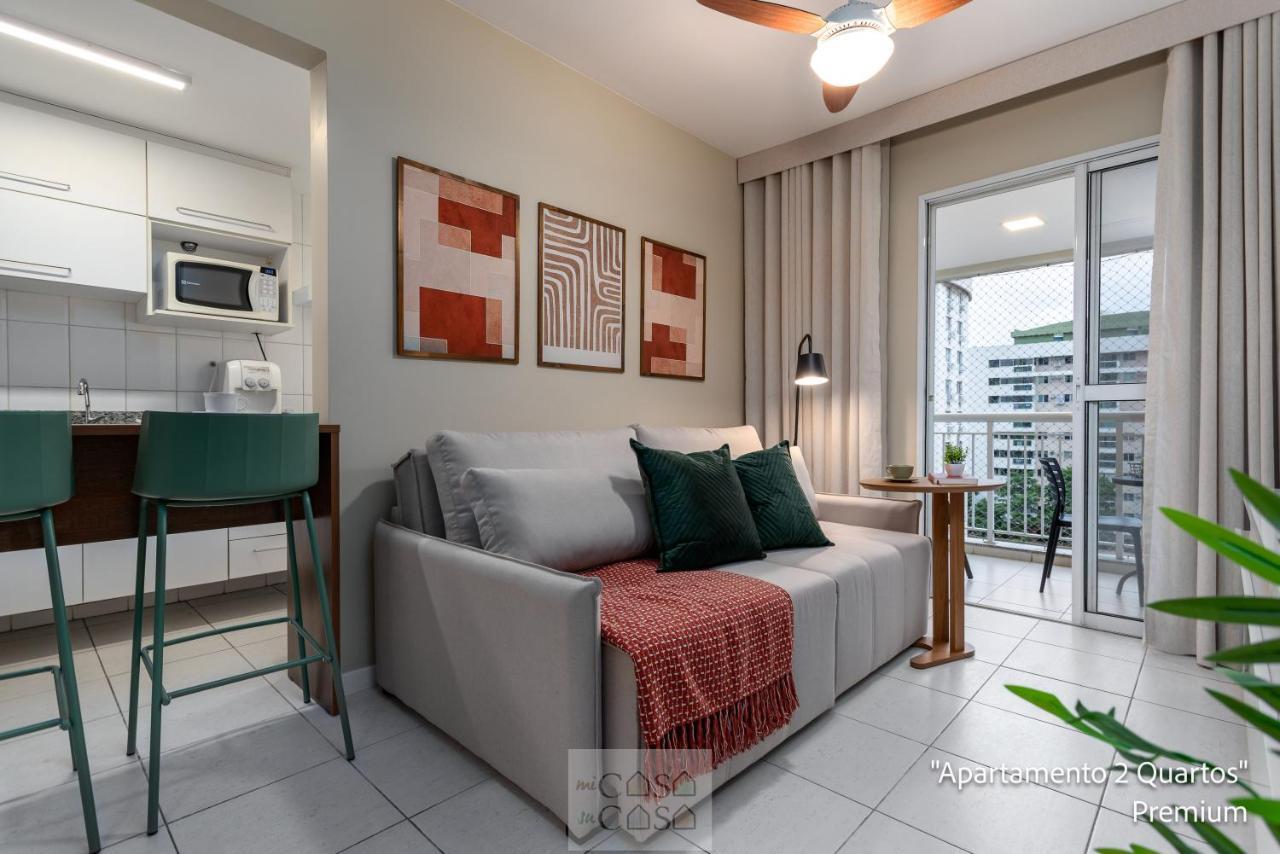 2 Quartos Com Varanda A 300M Riocentro Wi-Fi 120Mbps E Cozinha Completa - Condominio Com Piscina, Estacionamento, Portaria 24H E Parquinho Infantil - Apartamento Indicado Para Grupos, Hospedes A Trabalho E Criancas ริโอเดจาเนโร ภายนอก รูปภาพ