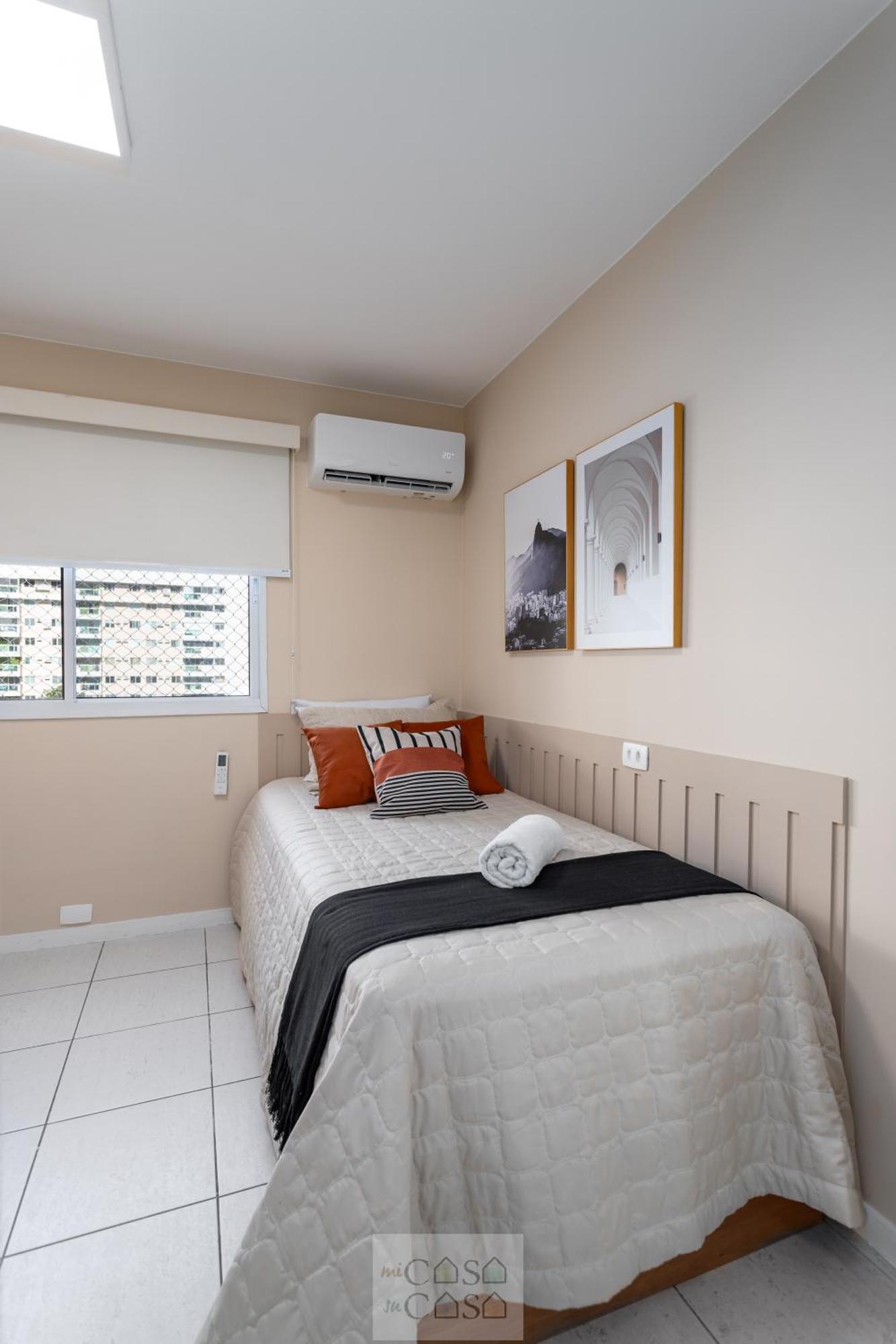 2 Quartos Com Varanda A 300M Riocentro Wi-Fi 120Mbps E Cozinha Completa - Condominio Com Piscina, Estacionamento, Portaria 24H E Parquinho Infantil - Apartamento Indicado Para Grupos, Hospedes A Trabalho E Criancas ริโอเดจาเนโร ห้อง รูปภาพ